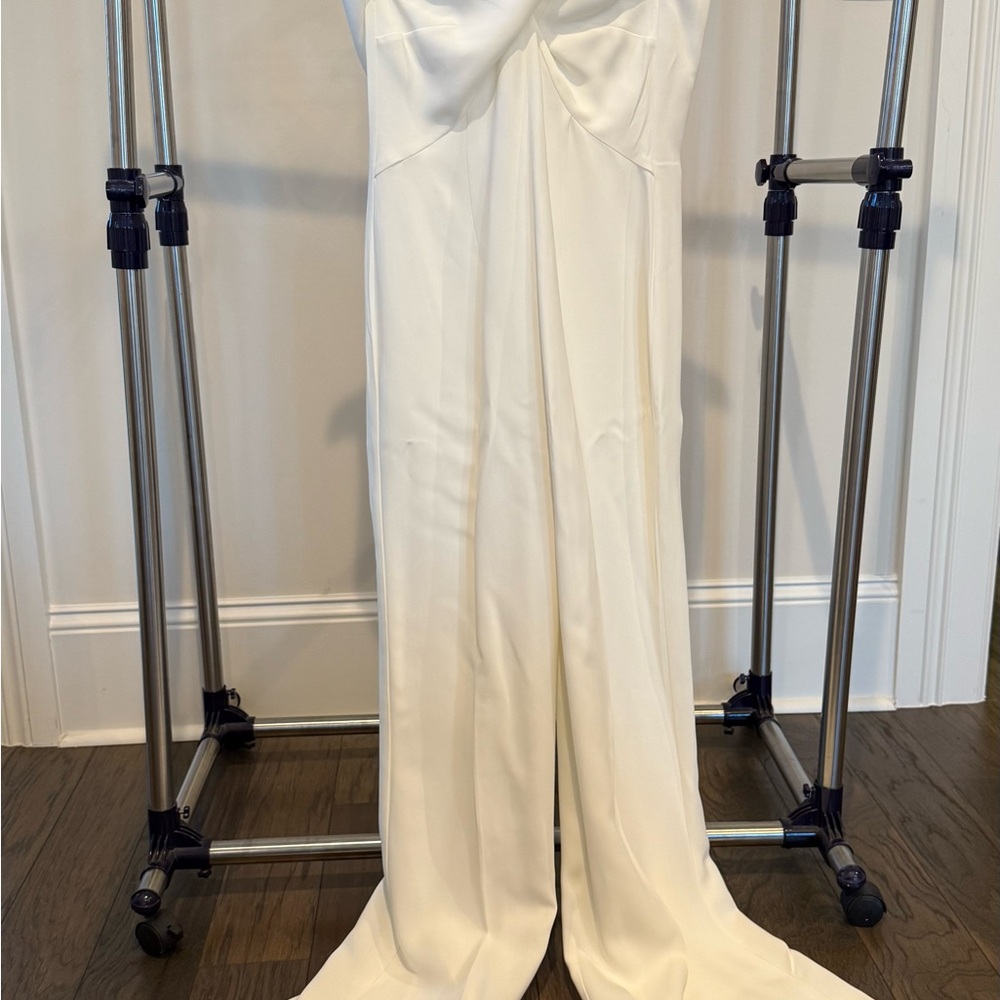 Halston Heritage Ivory Jumpsuit